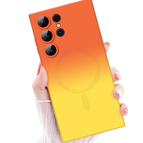 NWB Samsung Galaxy S24 Ultra 5G Magnetic Case, Luxury Soft Liquid Silicone Case - Picture 4 of 12